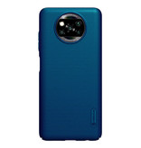 Nillkin Xiaomi Poco X3 NFC Frosted Shield Case - Stoßfeste Gehäuseabdeckung Cas Blue