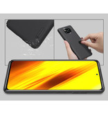 Nillkin Pokrowiec Xiaomi Poco X3 NFC Frosted Shield - odporny na wstrząsy pokrowiec Cas Red