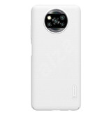 Nillkin Funda protectora esmerilada NFC para Xiaomi Poco X3 - Funda a prueba de golpes Cas White