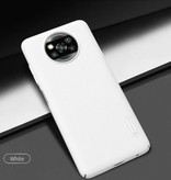 Nillkin Pokrowiec Xiaomi Poco X3 NFC Frosted Shield - odporny na wstrząsy pokrowiec Cas w kolorze białym