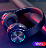 Esion Casque sans fil - Casque de jeu à réduction de bruit Bluetooth 5.0 Noir