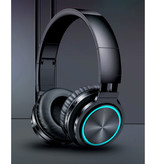 Esion Auriculares inalámbricos - Auriculares con cancelación de ruido Bluetooth 5.0 Auriculares para juegos Negro