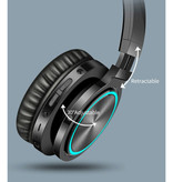 Esion Auriculares inalámbricos - Auriculares con cancelación de ruido Bluetooth 5.0 Auriculares para juegos Negro