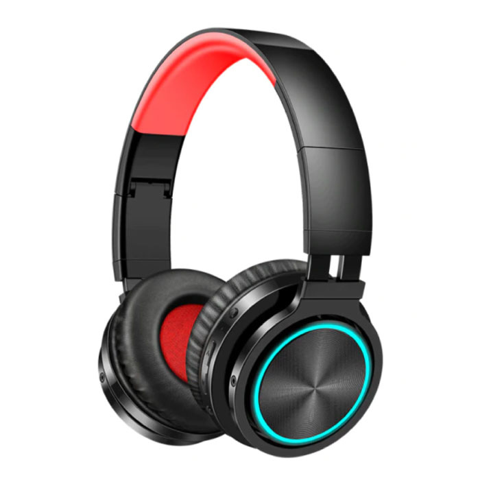 Casque sans fil - Casque de jeu à réduction de bruit Bluetooth 5.0 Rouge