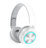 Esion Casque sans fil - Casque de jeu à réduction de bruit Bluetooth 5.0 Blanc