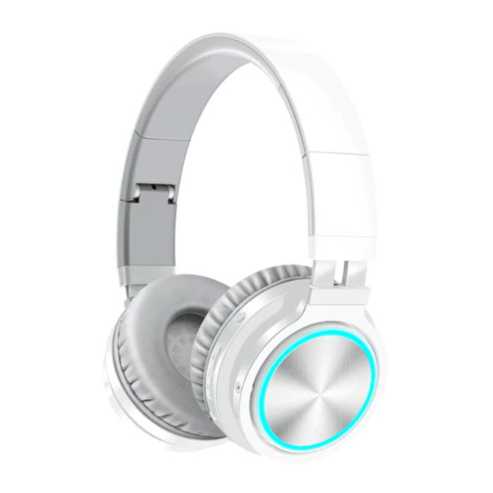 Auriculares inalámbricos - Auriculares con cancelación de ruido Bluetooth 5.0 Auriculares para juegos Blanco