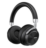 Lenovo Casque Bluetooth HD800 avec connexion AUX - Casque DJ Casque Noir