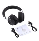 Lenovo Casque Bluetooth HD800 avec connexion AUX - Casque DJ Casque Noir