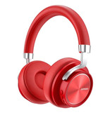 Lenovo Casque Bluetooth HD800 avec connexion AUX - Casque DJ Casque Rouge