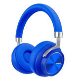 Lenovo Auriculares Bluetooth HD800 con conexión AUX - Headset Auriculares para DJ Azul