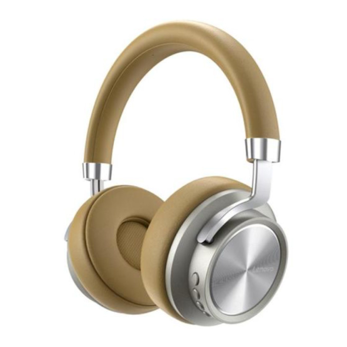 Cuffie Bluetooth HD800 con connessione AUX - Cuffie Cuffie DJ Beige