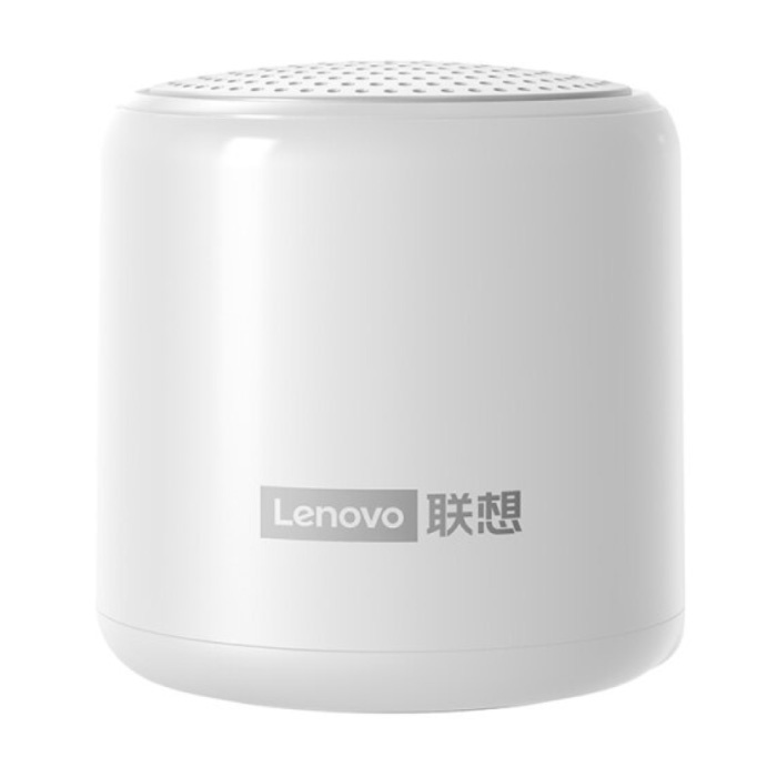 Lenovo Mini haut-parleur sans fil L01 - Haut-parleur sans fil Bluetooth 5.0 Soundbar Box Blanc