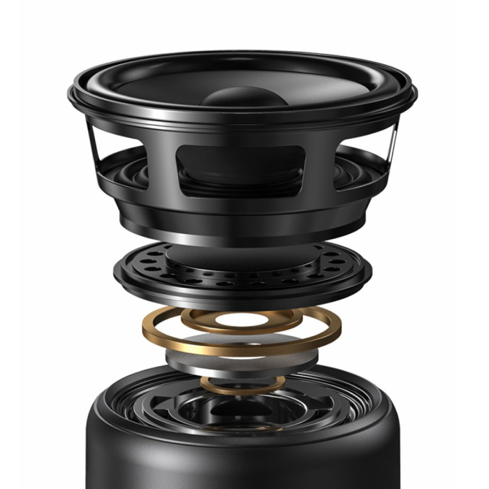 Lenovo Mini haut-parleur sans fil L01 - Haut-parleur sans fil Bluetooth 5.0 Soundbar Box Rose