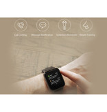 Lenovo Smartwatch S2 con cinturino extra - Fitness Sport Activity Tracker Orologio in gel di silice Android Blu-Rosso
