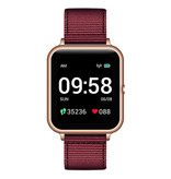 Lenovo Smartwatch S2 – Fitness Sportowy monitor aktywności Zegarek z żelem krzemionkowym Android Czerwony