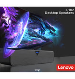 Lenovo Barre de son sans fil L102 - Haut-parleur sans fil Bluetooth 5.0 Speaker Box noir