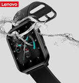 Lenovo S2 Pro Smartwatch with Extra Strap - Fitness Sport Activity Tracker Silica Gel Watch iOS Android Black