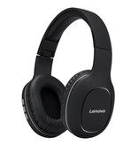 Lenovo Casque Bluetooth HD300 avec connexion AUX - Casque DJ Casque Noir