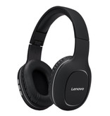 Lenovo HD300 Bluetooth-Kopfhörer mit AUX-Verbindung - Headset DJ-Kopfhörer Schwarz