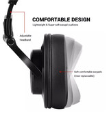 Lenovo Auriculares Bluetooth HD300 con conexión AUX - Headset Auriculares para DJ Negro