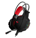 Lenovo HU85 Gaming Koptelefoon met Microfoon - USB Aansluiting Headset met HiFi Geluid DJ Headphones Zwart