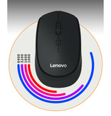 Lenovo Mouse inalámbrico M202 - Silencioso / Óptico / Ambidiestro / Ergonómico - Negro