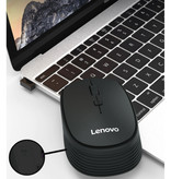 Lenovo M202 Wireless Mouse - Geräuschlos / Optisch / Beidhändig / Ergonomisch - Schwarz