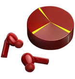 Lenovo Auriculares inalámbricos para juegos GM1 - Auriculares táctiles inteligentes TWS Auriculares Bluetooth 5.0 Auriculares Auriculares Auriculares Rojo