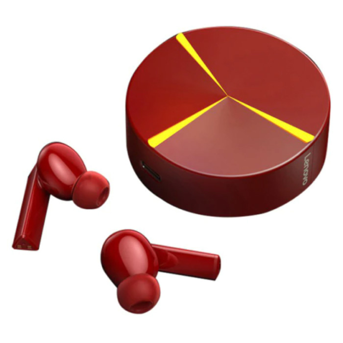 Bezprzewodowe słuchawki do gier GM1 - Inteligentne słuchawki dotykowe TWS Słuchawki Bluetooth 5.0 Słuchawki douszne Czerwone