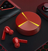 Lenovo Auricolari da gioco wireless GM1 - Auricolari smart touch Auricolari Bluetooth 5.0 TWS Auricolari Auricolari rossi