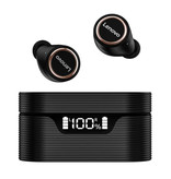 Lenovo LP12 Draadloze Oortjes met LED Scherm - Oordopjes TWS Bluetooth 5.0 Earphones Earbuds Oortelefoon Zwart