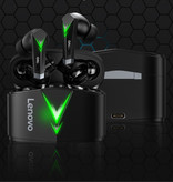 Lenovo Bezprzewodowe słuchawki do gier LP6 - słuchawki Smart Touch TWS Słuchawki Bluetooth 5.0 Słuchawki douszne Czarne