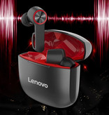 Lenovo Auriculares inalámbricos HT78 con micrófono incorporado - Auriculares con control táctil ANC Auriculares TWS Bluetooth 5.0 Auriculares Auriculares Negro
