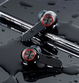 Lenovo Słuchawki bezprzewodowe HT78 z torbą do przechowywania i wbudowanym mikrofonem - sterowanie dotykowe Słuchawki douszne ANC TWS Słuchawki Bluetooth 5.0 Słuchawki douszne Czarne