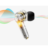 Lenovo Słuchawki bezprzewodowe HT78 z torbą do przechowywania i wbudowanym mikrofonem - sterowanie dotykowe Słuchawki douszne ANC TWS Słuchawki Bluetooth 5.0 Słuchawki douszne Czarne