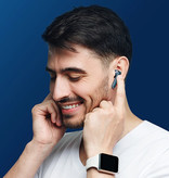 Lenovo Auriculares inalámbricos para juegos XG01 con bolsa de almacenamiento - Auriculares táctiles inteligentes TWS Auriculares Bluetooth 5.0 Auriculares Auriculares Plata