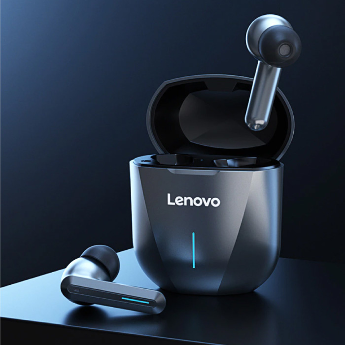 Lenovo XG01 Wireless Gaming Earphones with Storage Bag - Smart Touch Earbuds TWS Bluetooth 5.0 Earphones Earbuds Earphones Silver