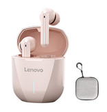 Lenovo XG01 Draadloze Gaming Oortjes met Opbergtasje - Smart Touch Oordopjes TWS Bluetooth 5.0 Earphones Earbuds Oortelefoon Roze