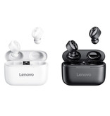Lenovo Słuchawki bezprzewodowe HT18 z wbudowanym mikrofonem - sterowanie dotykowe Słuchawki douszne ANC TWS Słuchawki Bluetooth 5.0 Słuchawki douszne Czarne