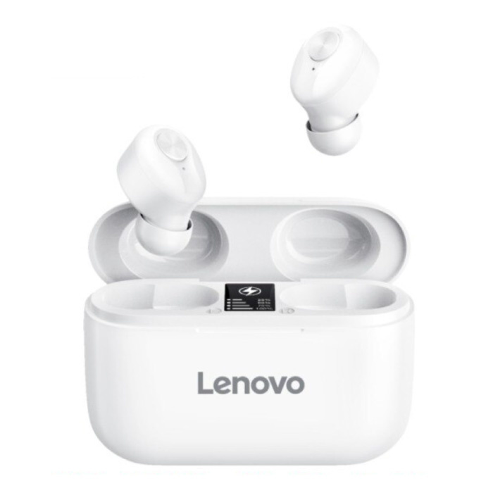 Słuchawki bezprzewodowe HT18 z wbudowanym mikrofonem - sterowanie dotykowe Słuchawki douszne ANC TWS Słuchawki Bluetooth 5.0 Słuchawki douszne Białe