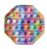 Stuff Certified® Pop It - Fidget Anti Stress Speelgoed Bubble Toy Siliconen Octagon Graffiti