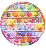 Stuff Certified® Pop It - Fidget Anti Stress Toy Bubble Toy Silicone Round Graffiti