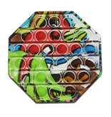 Stuff Certified® Pop It - Fidget Anti Stress Speelgoed Bubble Toy Siliconen Octagon Graffiti