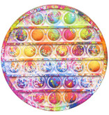 Stuff Certified® Pop It - Fidget Anti Stress Speelgoed Bubble Toy Siliconen Rondje Graffiti