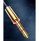 GHITRAG T05 Oordopjes met Microfoon en Muziek Beheer - 3.5mm AUX Oortjes Wired Earphones Oortelefoon Volumebeheer Blauw