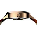 Lenovo Watch X Watch con monitor de frecuencia cardíaca - Fitness Tracker Sport 80ATM Correa de cuero impermeable Anologue Movement Smartwatch