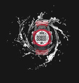 Lenovo Montre C2 Sport - Montre connectée Fitness Sport Activity Tracker rouge