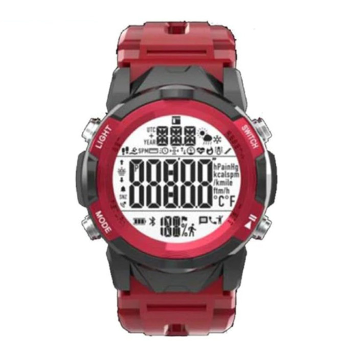 Reloj C2 Sport - Fitness Sport Activity Tracker Smartwatch Rojo