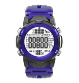 Lenovo C2 Sportuhr - Fitness Sport Activity Tracker Smartwatch Blau