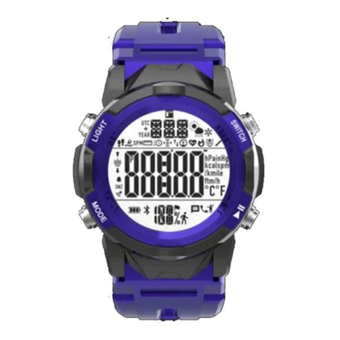 Orologio sportivo C2 - Smartwatch con tracker attività sportiva fitness blu